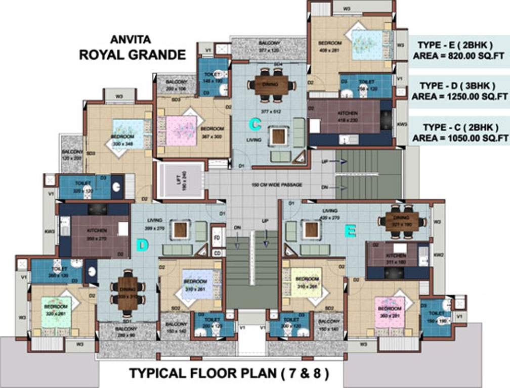  royal grande Images for Cluster Plan of Anvita Royal Grande