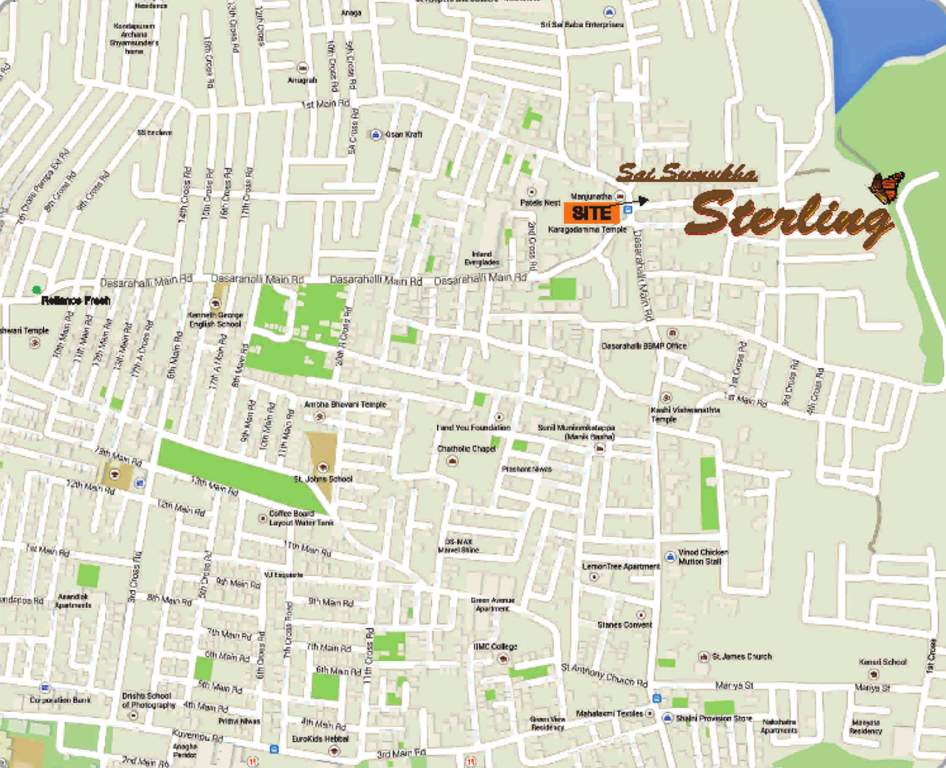 sterling Images for Location Plan of Sumukha Sterling