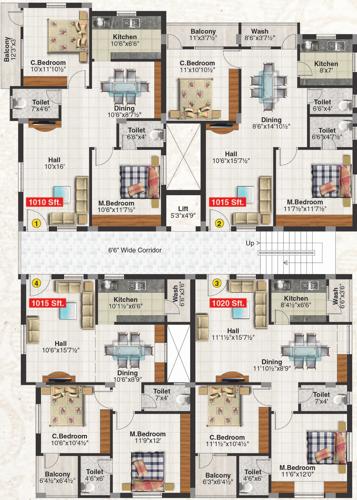 Images for Cluster Plan of VBM Ushodaya Enclave Images for Cluster Plan of VBM Ushodaya Enclave