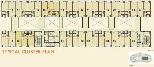  world-trade-center-gift-city WTC Studio Apartment Cluster Plan