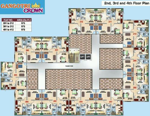 Images for Cluster Plan of Pande Gangotri Crown Images for Cluster Plan of Pande Gangotri Crown