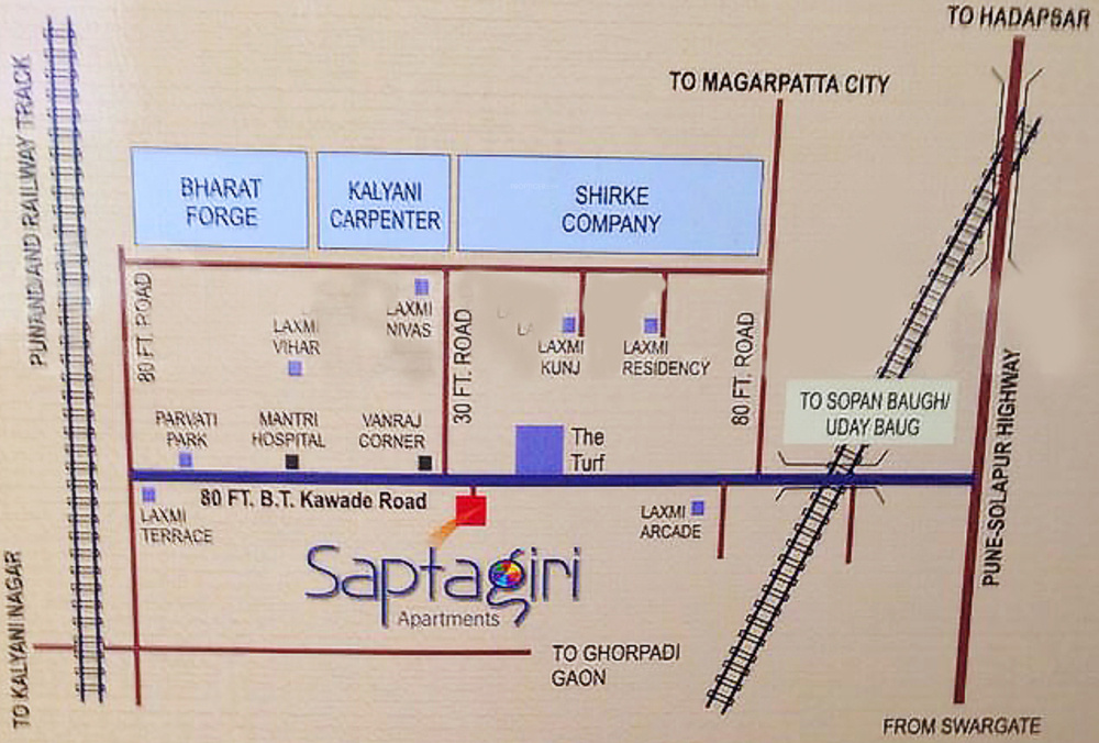 Images for Location Plan of GNM Group Saptagiri Apartments