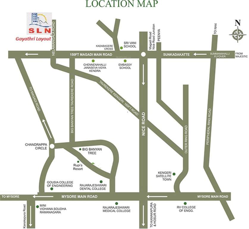Images for Location Plan of SLN Gayathri Residency
