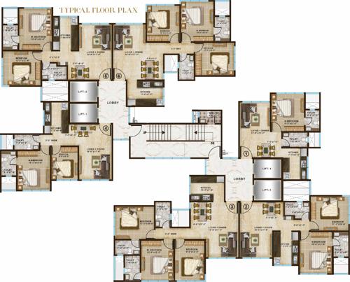 Images for Cluster Plan of Chandak Paloma paloma Images for Cluster Plan of Chandak Paloma