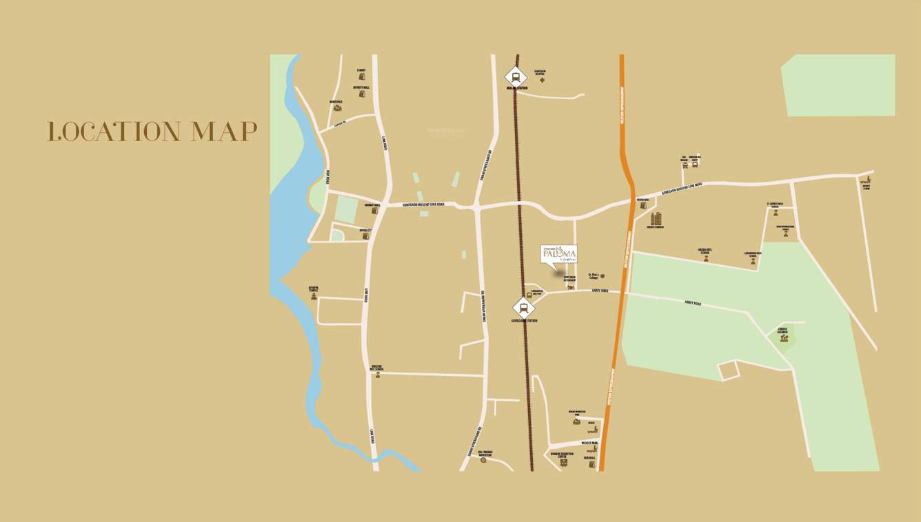 paloma Images for Location Plan of Chandak Paloma