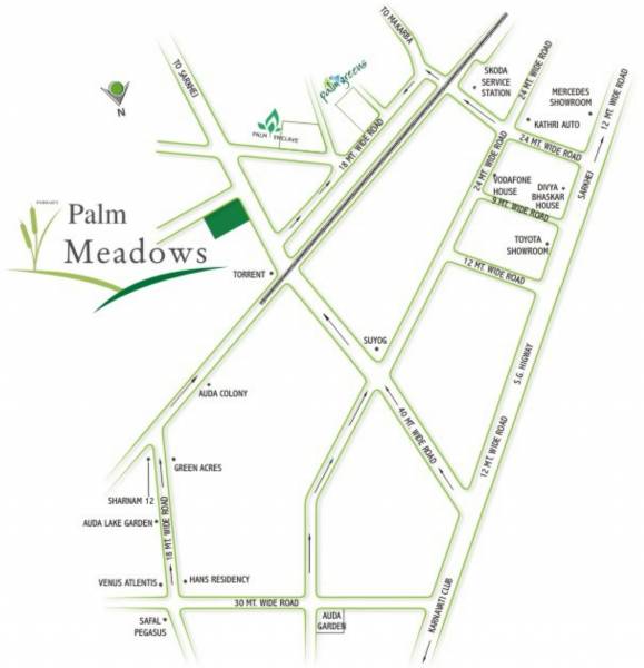 poddar-developers-ltd palm-plaza Location Plan