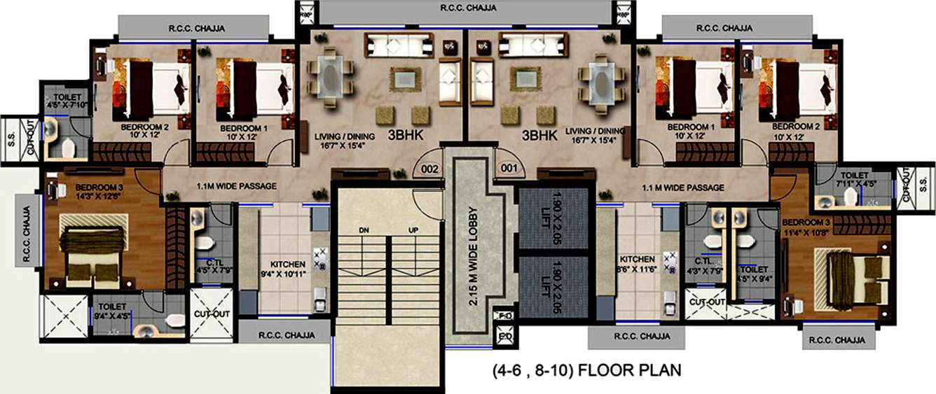 Images for Cluster Plan of Rajhans Otium