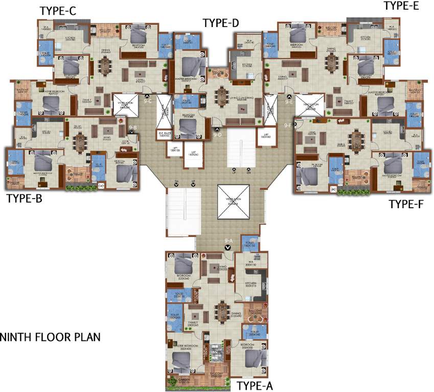  mystic rose Images for Cluster Plan of Mulberry Mystic Rose