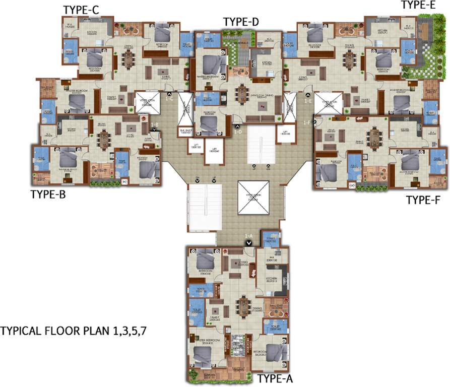  mystic rose Images for Cluster Plan of Mulberry Mystic Rose