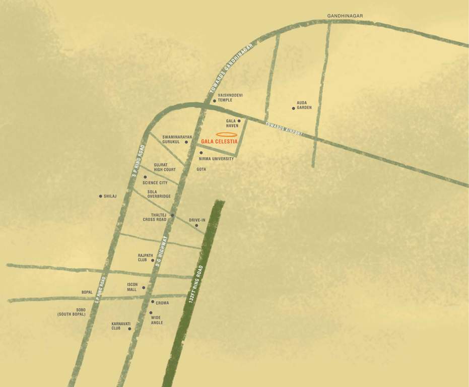 celestia Images for Location Plan of Gala Celestia