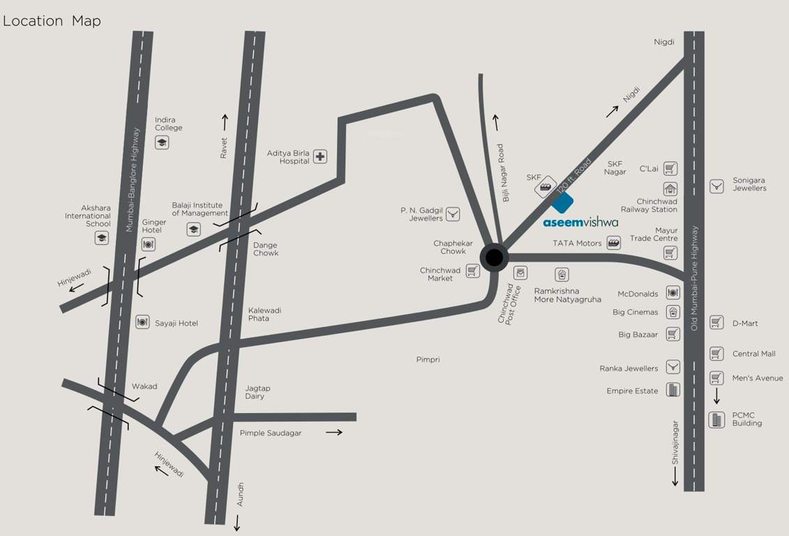 aseem vishwa Images for Location Plan of Vishwa Aseem Vishwa