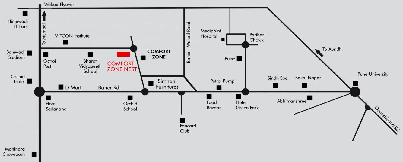 Images for Location Plan of Aditya Comfort Zone Nest
