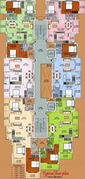 Images for Cluster Plan of Divakar Diya Residency