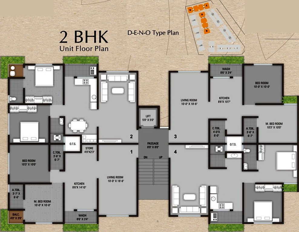 Images for Cluster Plan of Sun Sunday Residency
