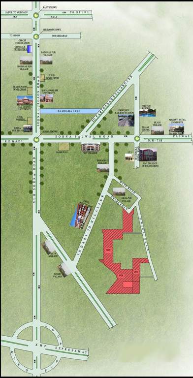 Images for Location Plan of SR Hilalpur