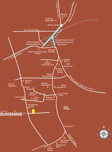 Images for Location Plan of Vedant Sunshine sunshine Images for Location Plan of Vedant Sunshine