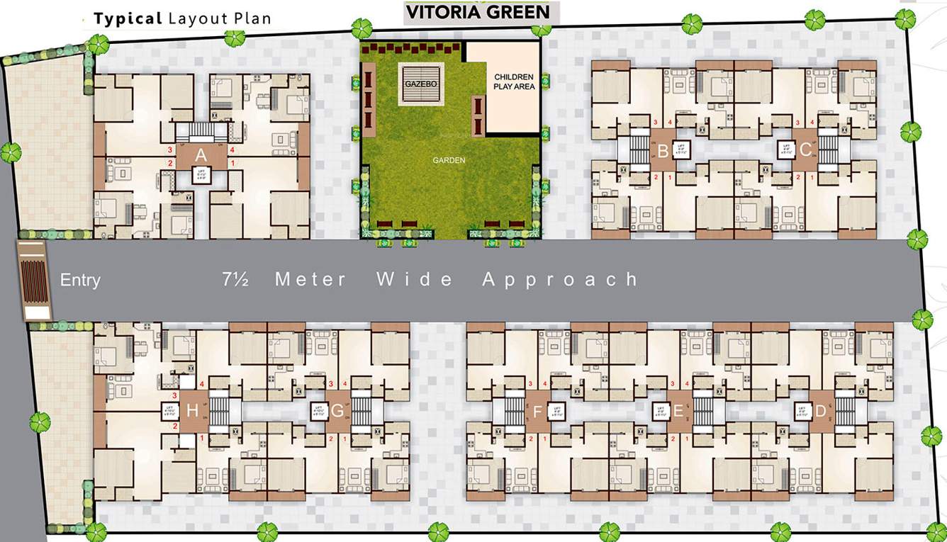 green Images for Layout Plan of Vitoria Green