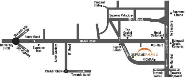 Images for Location Plan of Supreme Palms Apartment