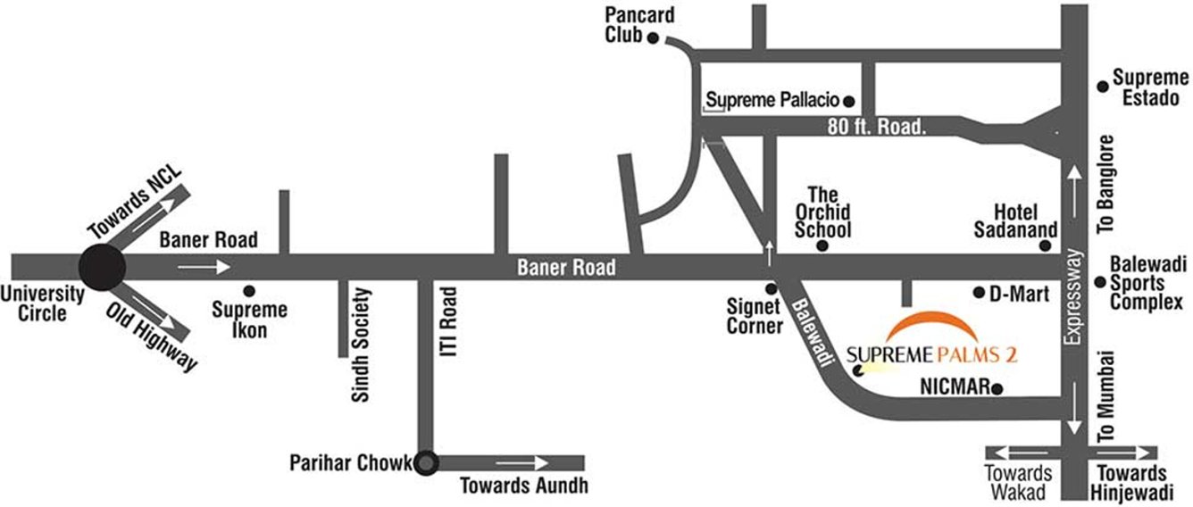 Images for Location Plan of Supreme Palms Apartment