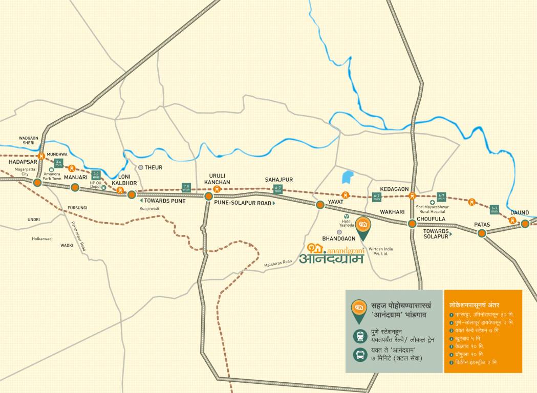 Images for Location Plan of Vastushodh Anandgram Bhandgaon