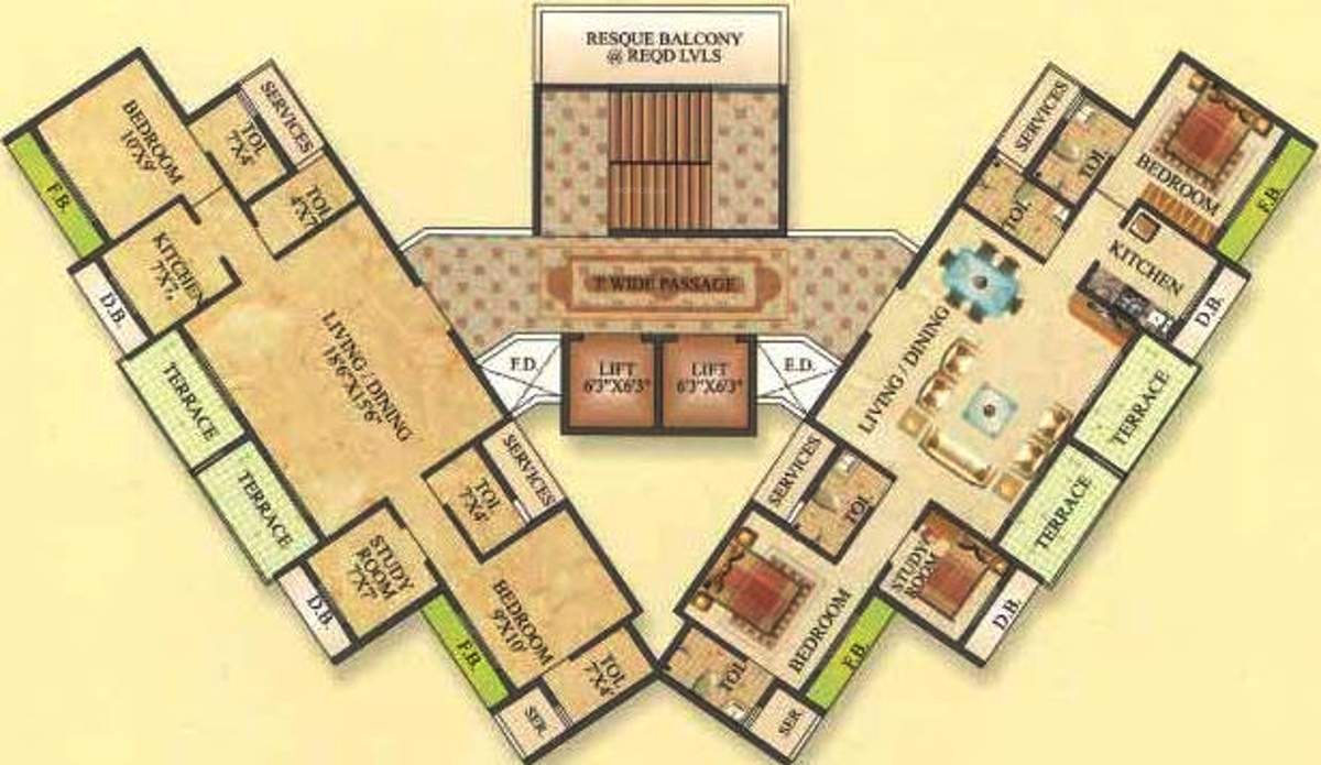  newa garden Images for Cluster Plan of Sai Newa Garden