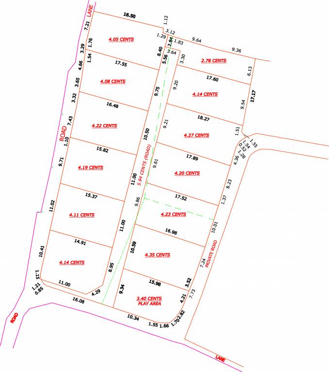 Images for Layout Plan of Rayo Martin Merca Casa Rosa