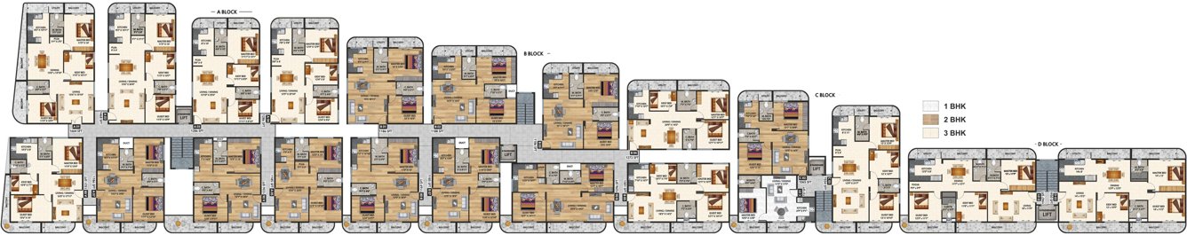  bliss Images for Cluster Plan of Adithi Bliss