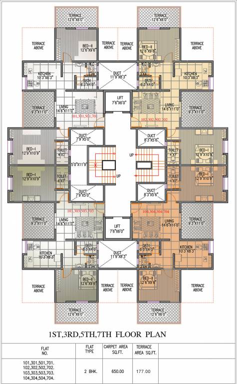 Images for Cluster Plan of Arihant Prathamesh Apartment
