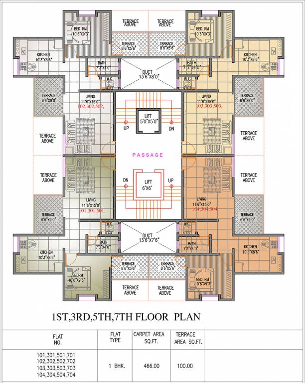 Images for Cluster Plan of Arihant Prathamesh Apartment