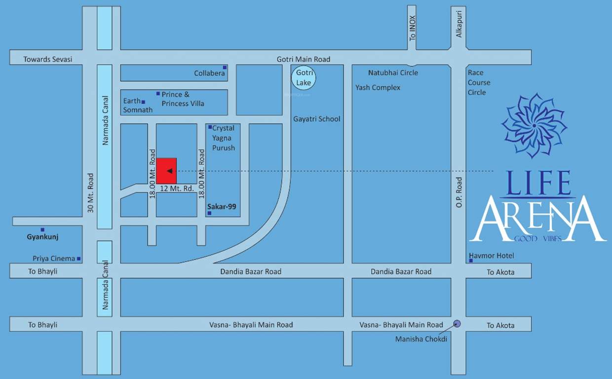 life arena Images for Location Plan of Saral Life Arena