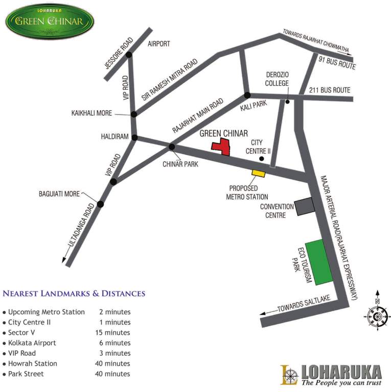 green chinar Images for Location Plan of Loharuka Green Chinar