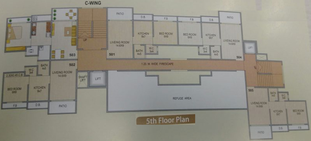 Images for Cluster Plan of Darshan Darshan Tower