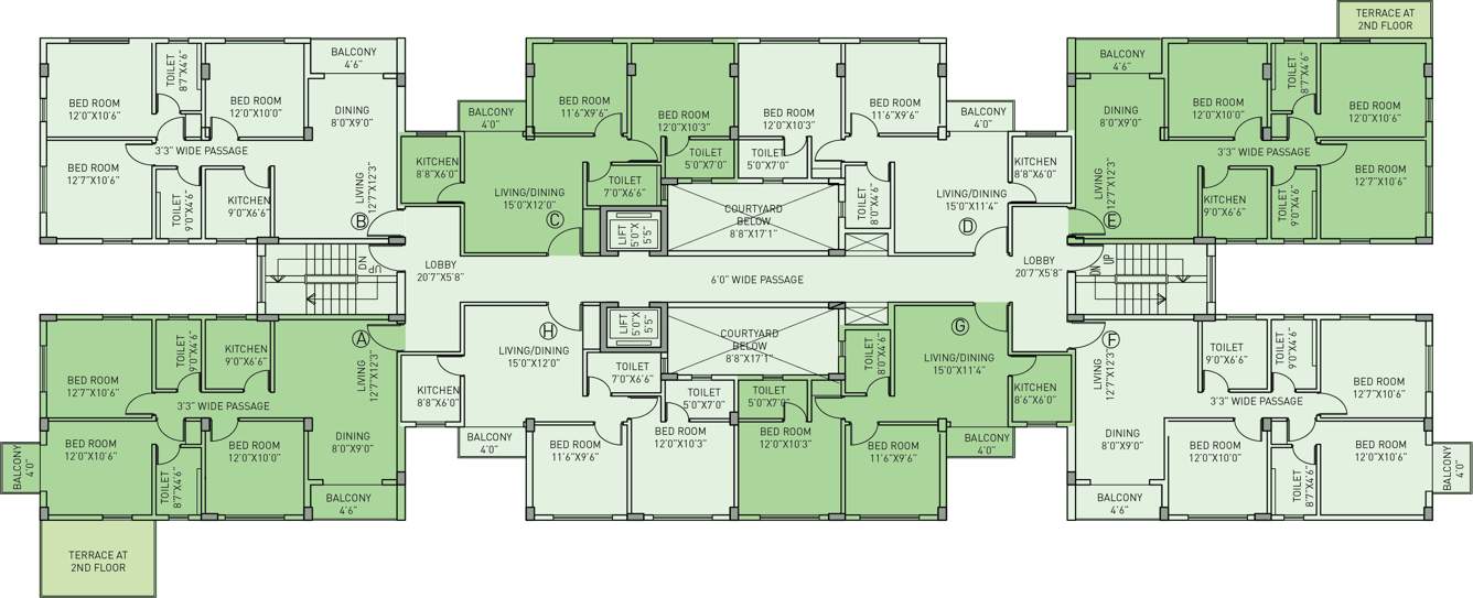  freshia 2 Images for Cluster Plan of Aspira Loharuka Freshia 2