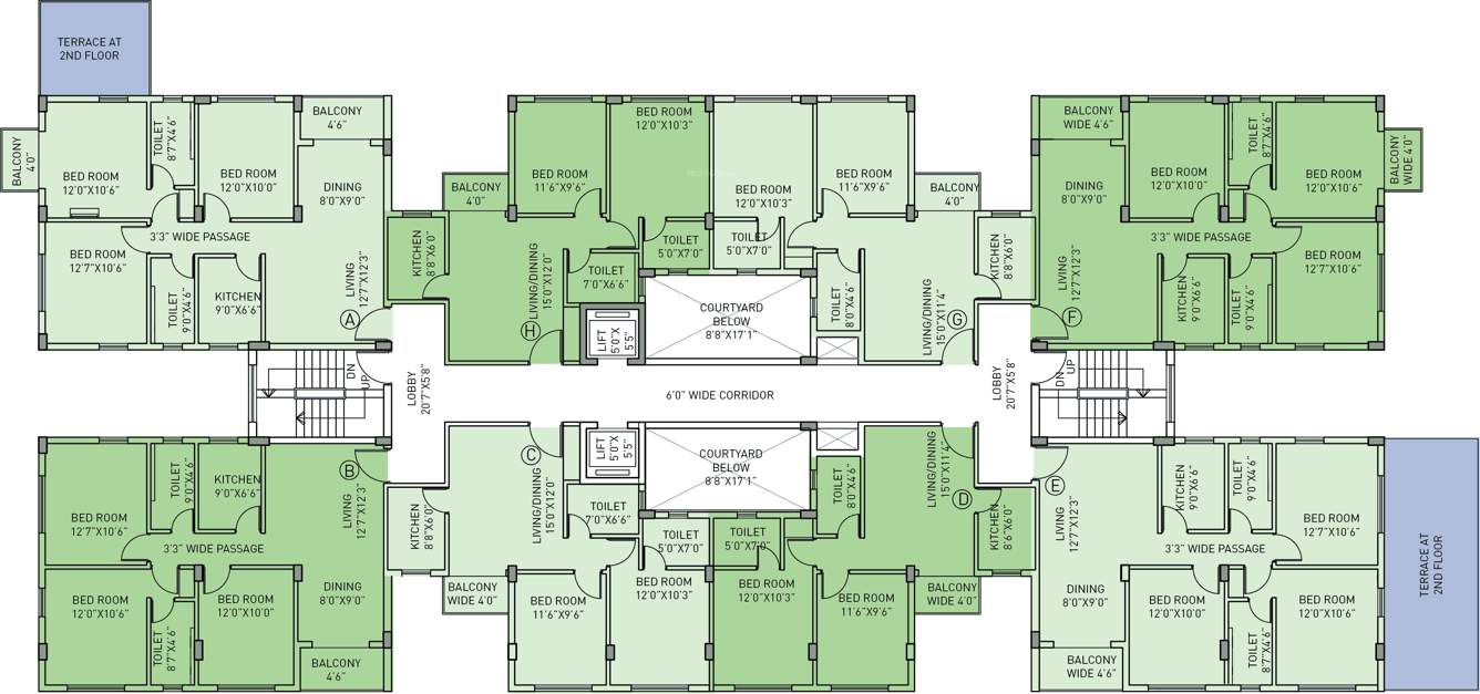  freshia 2 Images for Cluster Plan of Aspira Loharuka Freshia 2
