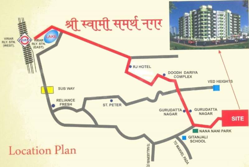 ved-construction shree-swami-samarth Location Plan