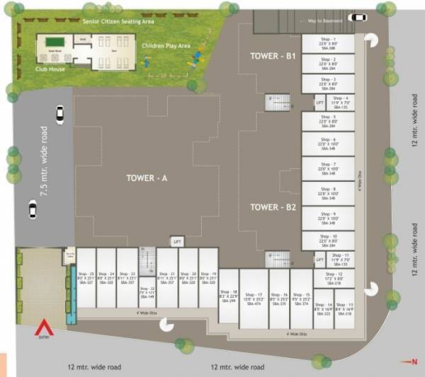 Images for Cluster Plan of Sarva Sarva Square