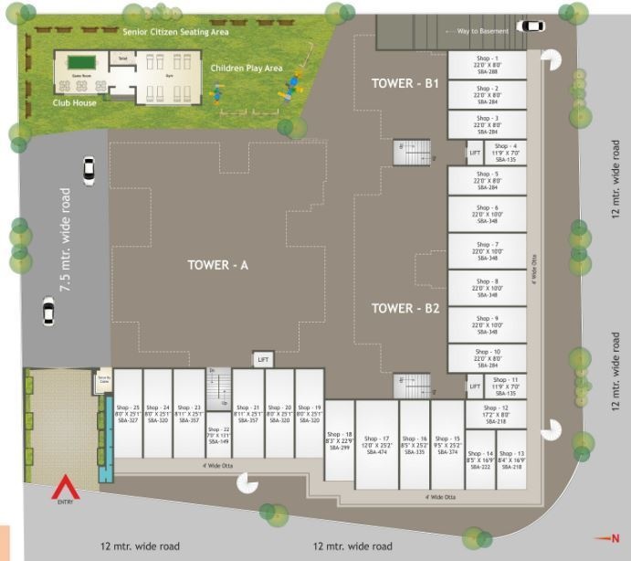 Images for Cluster Plan of Sarva Sarva Square