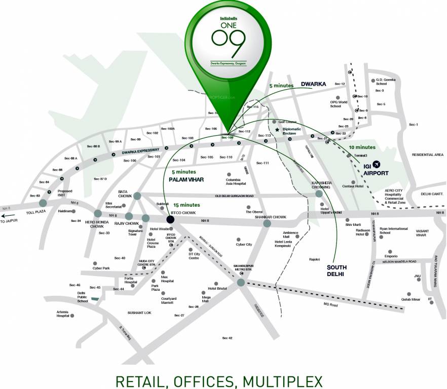 Images for Location Plan of Indiabulls One 09 Phase 1