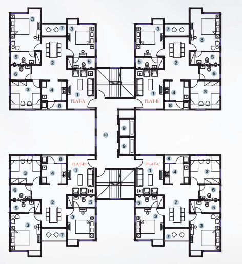  southern heights Tower 13 Cluster Plan