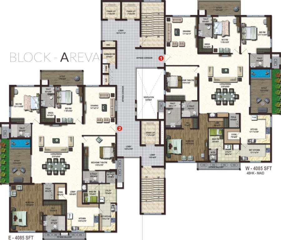  etania Images for Cluster Plan of Lansum Etania