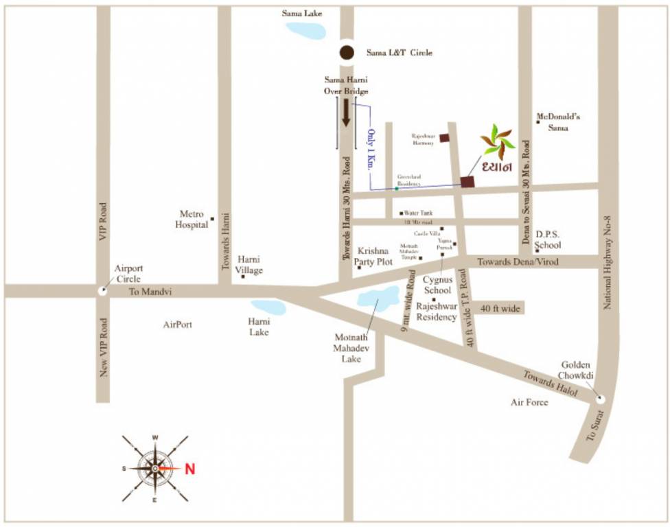 residency Location Plan