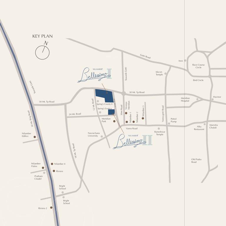  bellissimo ii Images for Location Plan of Nilamber Bellissimo II