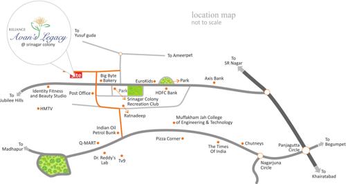  avans-legacy Images for Location Plan of Reliance Avans Legacy