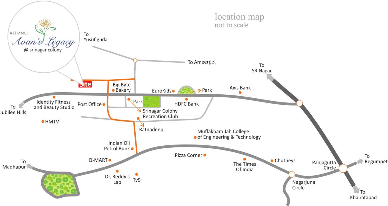  avans legacy Images for Location Plan of Reliance Avans Legacy