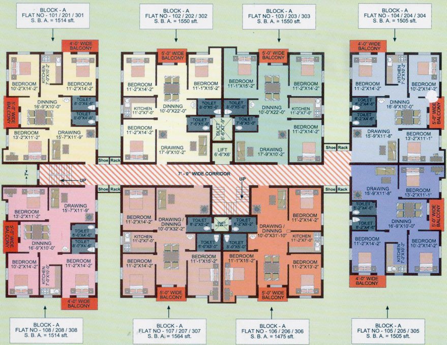 Images for Cluster Plan of Amrita Green Field Residency