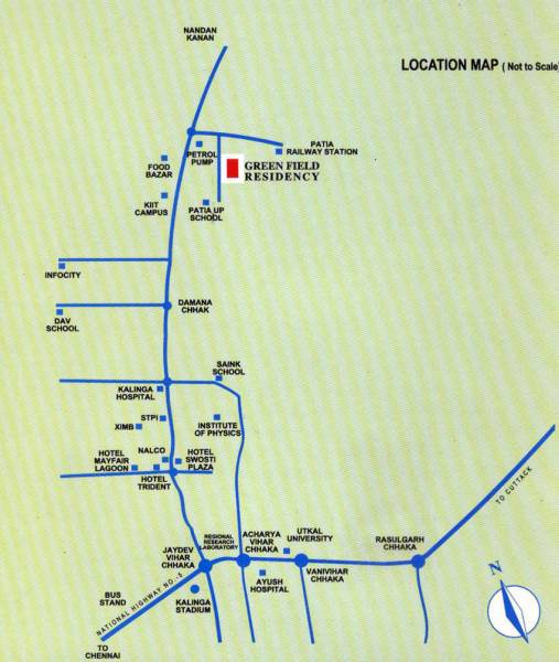 Images for Location Plan of Amrita Green Field Residency Images for Location Plan of Amrita Green Field Residency