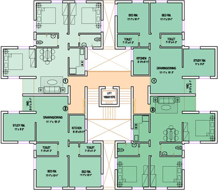 Images for Cluster Plan of Trishna Spring City