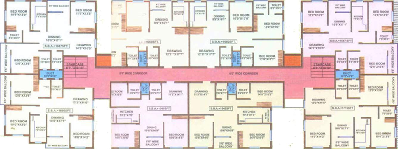 Images for Cluster Plan of Amrita Gouri Shankar Residency