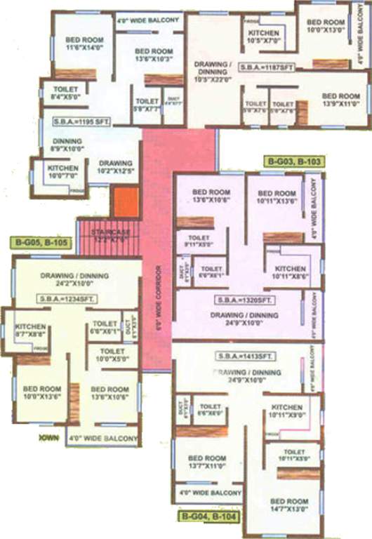 Images for Cluster Plan of Amrita Gouri Shankar Residency