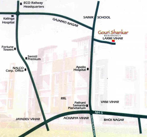 Images for Location Plan of Amrita Gouri Shankar Residency